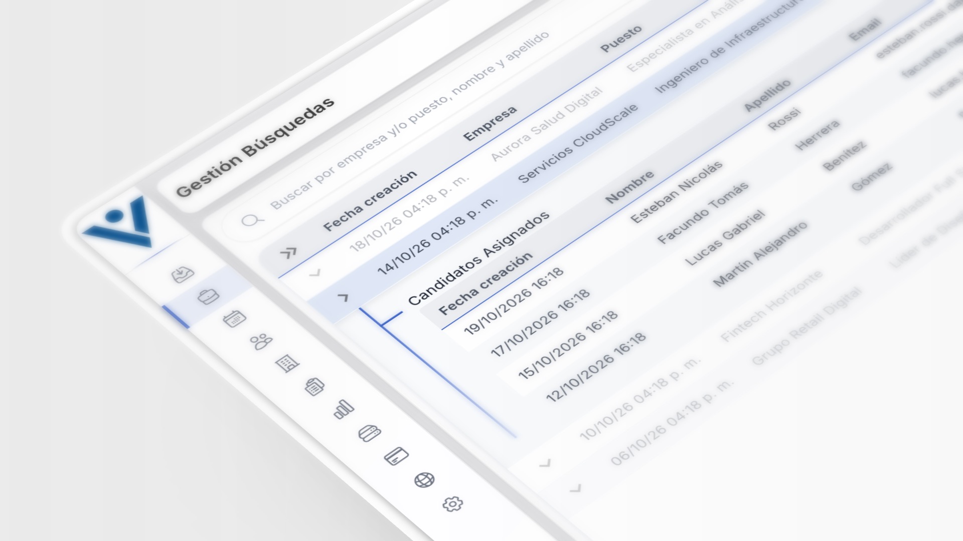 IVOX Recruitment App — Pipeline de candidatos en vivo con búsqueda por IA y match predictivo